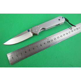 Chris Reeve steel lock Mercerizing handle folding knife UD402009